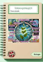 Vorschau - Lehrpläne/Lehrermaterial - Lernlandkarte zur Unterrichtsreihe Genetik (Bio) - Deckblatt