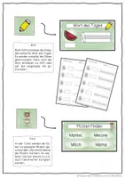 Vorschau - Interaktives Material - Aufgabe des Tages - Tägliche Übung im Deutschunterricht (Klasse 1) - Seite 2