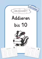 Vorschau - Arbeitsblätter - Addieren bis 10 - Deckblatt