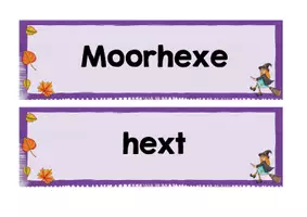Vorschau - Bildkarten - Wortkarten: Die alte Moorhexe (Version 1) - Seite 3