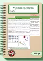 Vorschau - Arbeitsblätter - Begriffe Genetik - Deckblatt