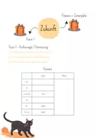Vorschau - Arbeitsblätter - DaF / DaZ Halloween - Futur I - Grammatik entdecken - Seite 1