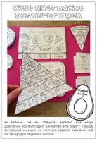 Vorschau - Arbeitsblätter - Gesunde Ernährung - Lapbook - Bastelvorlage mit alternativen Vorlagen - Seite 3