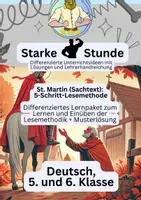 Vorschau - Arbeitsblätter - St. Martin (Sachtext) - Deckblatt