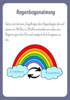 Vorschau - Bildkarten - Kinder-Yoga: verschiedene Atemübungen - Seite 3