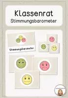 Vorschau - Poster - Klassenrat - Stimmungsbarometer - Deckblatt