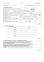 Vorschau - Test - Vokabeltest Access 3 - Unit 4 - Part C - Seite 1
