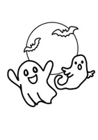 Vorschau - Mal- und Bastelvorlagen - Halloween Ausmalbilder 7 Varianten, Malvorlagen zum ausmalen - Seite 3