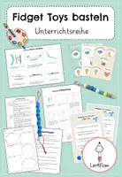 Vorschau - Unterrichtsreihen - Kunstidee Fidget Toys basteln | Unterrichtsreihe Kl. 2 - 5 - Deckblatt