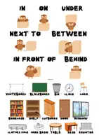 Vista previa - Juegos / Gamificación - Halloween prepositions writing activity - página 3