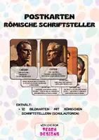 Vorschau - Poster - Lateinische Postkarten: Römische Schriftsteller - Deckblatt