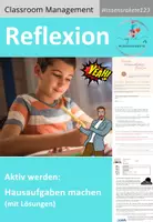 Vorschau - Lehrpläne/Lehrermaterial - Reflexion: Hausaufgaben vergessen - Deckblatt