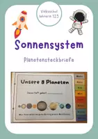 Vorschau - Arbeitsblätter - Planeten/Sonnensystem - Steckbriefe - Deckblatt