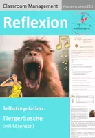 Vorschau - Lehrpläne/Lehrermaterial - Reflexion-Tiergeräusche - Deckblatt
