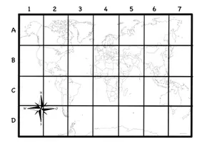 Vorschau - Arbeitsblätter - Unsere Weltkarte - gemeinsam gestalten wir die Welt - Seite 1