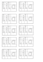 Vorschau - Arbeitsblätter - Lernwort lila - Deckblatt