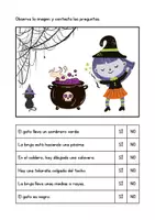 Vista previa - Hojas de trabajo - Comprensión lectora 5. Halloween - página 3
