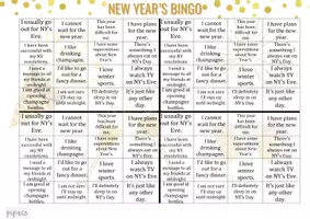 Vorschau - Spiele - New Year's Bingo - Fun ESL Classroom Game - Seite 2