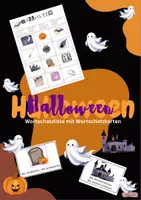 Vorschau - Mal- und Bastelvorlagen - Materialpaket Halloween - Deckblatt