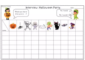 Vorschau - Arbeitsblätter - Halloween- Interview (Costume, Are you scared of?) - Seite 2