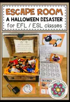 Vista previa - Unidades / Secuencias / Situaciones de Aprendizaje - A HALLOWEEN DISASTER - Escape Room - Portada