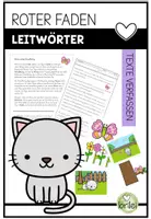 Vorschau - Arbeitsblätter - Roter Faden - Leitwörter - Nacherzählung - Bildgeschichte - Deckblatt