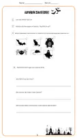 Vorschau - Arbeitsblätter - Arbeitsblatt: Halloween-Gedicht – Lesen und Verstehen 🎃✍️ (Reime erkennen, Fragen zum Leseverständnis, Nomen, Verben und Adjektive finden, Wahr- oder Falsch-Fragen) - Seite 2