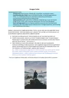 Vorschau - Arbeitsblätter - Strukturskizzen: Wanderer über dem Nebelmeer (Caspar David Friedrich, Analyse) - Seite 1