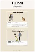Vorschau - Stationenlernen - Fußball (Übungskarten) - Deckblatt