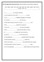 Vorschau - Arbeitsblätter - The simple past (irregular verbs) Arbeitsblatt - Seite 1