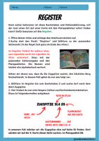 Vorschau - Arbeitsblätter - KARTENARBEIT IM ATLAS: PLANQUADRATE und REGISTER - Anleitung und Übungsaufgaben - Erdkunde für die Sek 1 - Seite 1