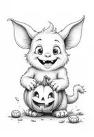 Vorschau - Mal- und Bastelvorlagen - Halloween: Süße Ausmalbilder - Seite 2