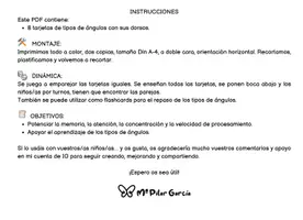 Vista previa - Juegos / Gamificación - RECUERDA TIPOS DE ÁNGULOS - MEMORIA - MATEMÁTICAS - página 2