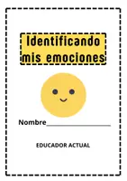 Vista previa - Hojas de trabajo - Cuadernillo identificando mis emociones - Portada
