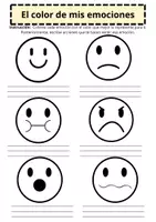 Vista previa - Hojas de trabajo - Cuadernillo identificando mis emociones - página 2