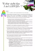 Vorschau - Arbeitsblätter - LGBTQIA+, A = Asexuell mit Lösungen - Seite 1