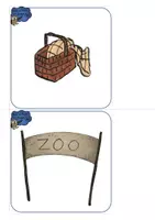 anteprima - Flashcard - Brown Owl at the Zoo - BUNDLE for KINDERGARTEN - Pagina 3