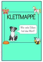 Vorschau - Arbeitsblätter - Hunde Klettmappe Silben schwingen FRESCH Deutsch 1.Klasse, 2.Klasse - Seite 1