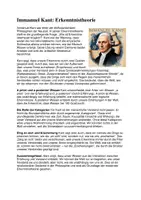 Vorschau - Stundenentwürfe - Immanuel Kant: Materialpaket - Deckblatt