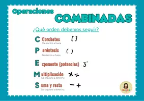 Vista previa - Refuerzo / NEE / Materiales de apoyo - OPERACIONES COMBINADAS 5º Y 6º - página 1