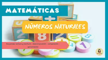 Vista previa - Presentaciones - ESQUEMA DE LOS NÚMEROS NATURALES - Portada