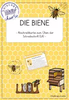 Vorschau - Aufgabenkarten - Abschreib- und Wissenskartei - Die Biene - Deckblatt