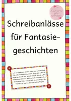 Vorschau - Text - Einstiegskarten für Fantasiegeschichten - Deckblatt