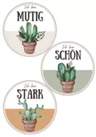 Vorschau - Bildkarten - Affirmationskarten Kakteen - Seite 1