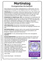 Vorschau - Arbeitsblätter - Martinstag - Sankt Martin - (evangelisch): Arbeitsblatt und Text im Sketchnotes-Stil - Seite 1