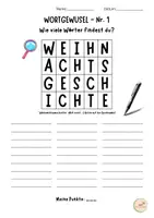 Vorschau - Arbeitsblätter - Wörter suchen - Wortsuchspiel - Seite 2