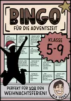 Vorschau - Spiele - Bingo, Weihnachten, Finde jemanden, der, Advent, Sek 1 - Deckblatt