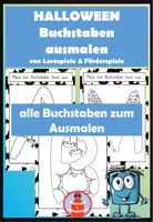 Vorschau - Arbeitsblätter - Halloween Materialien für Klasse 1 - 3 - Seite 1