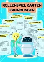 Vorschau - Spiele - Rollenspiel Karten: Technologie und Erfindungen - Deckblatt