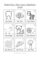 Vorschau - Unterrichtsreihen - Deutsch: Buchstabe Z in Druckschrift - Arbeitsblätter für den Schreiblehrgang - Seite 1